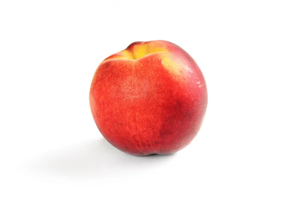 单一新鲜成熟桃子 — 图库照片