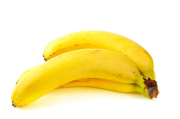 Três bananas frescas — Fotografia de Stock