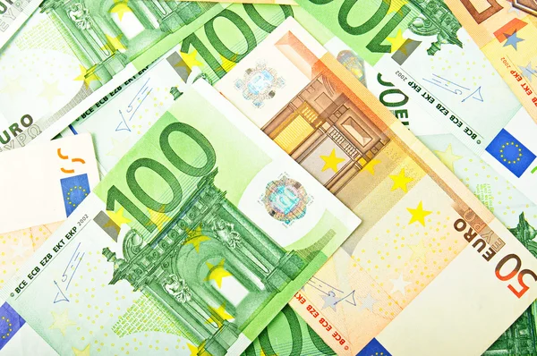 Bakgrund från eurosedlar — Stockfoto