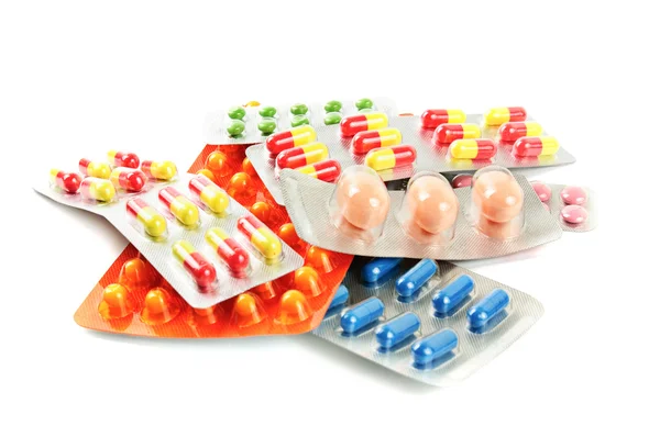 stock image Multicolored medicine pills