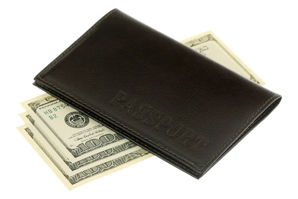 Passport and money — Stock Photo, Image