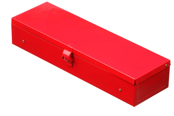 Roter Werkzeugkasten — Stockfoto
