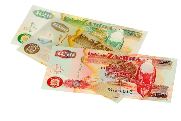 Pieniądze z Zambii — Zdjęcie stockowe