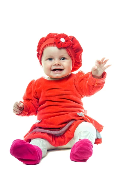 Playful baby girl — Stock Photo, Image