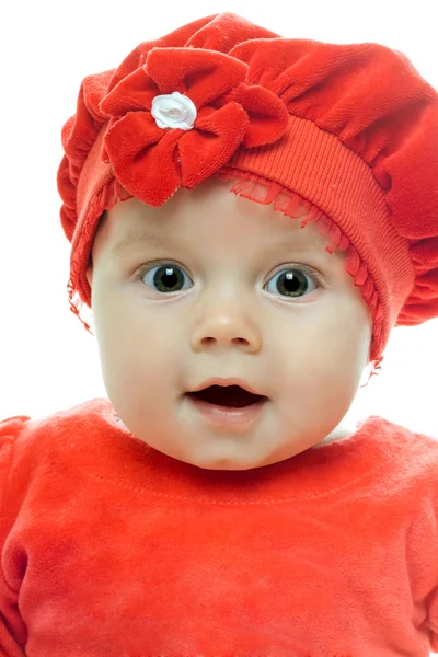 Liefdevolle meisje van de baby — Stockfoto
