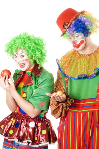 Inequità nel mondo dei clown — Foto Stock