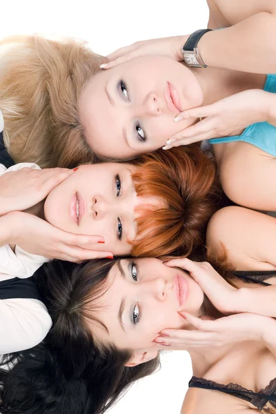 Drie vrouwen — Stockfoto