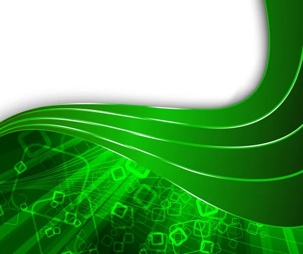 透明な緑の web の背景 — ストックベクタ