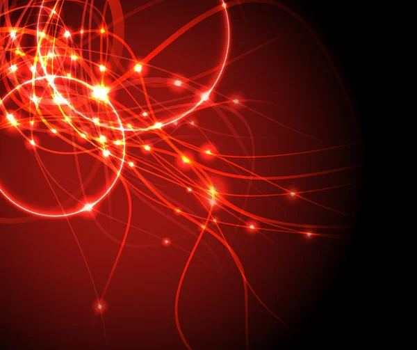 Красный провод - интернет фон — стоковый вектор