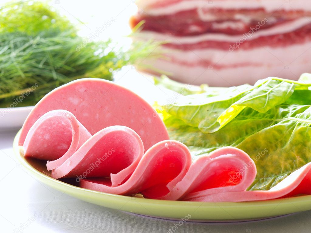 Sliced sausage