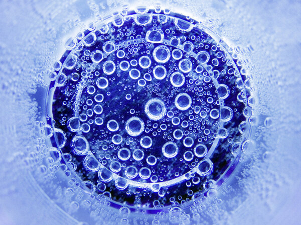 Abstract water bubble