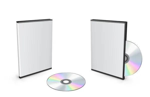 Cajas DVD — Vector de stock