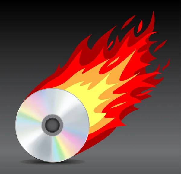 Sıcak disk — Stok Vektör