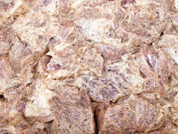 Kött på en shish kebab — Stockfoto