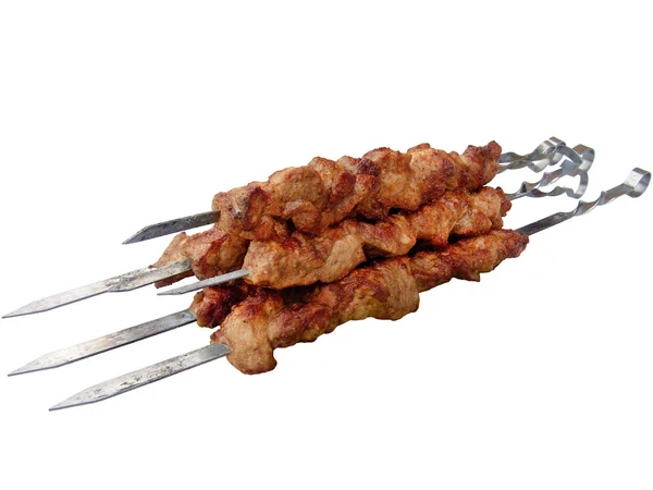 Shish kebab on skewers2 — Stock Photo, Image