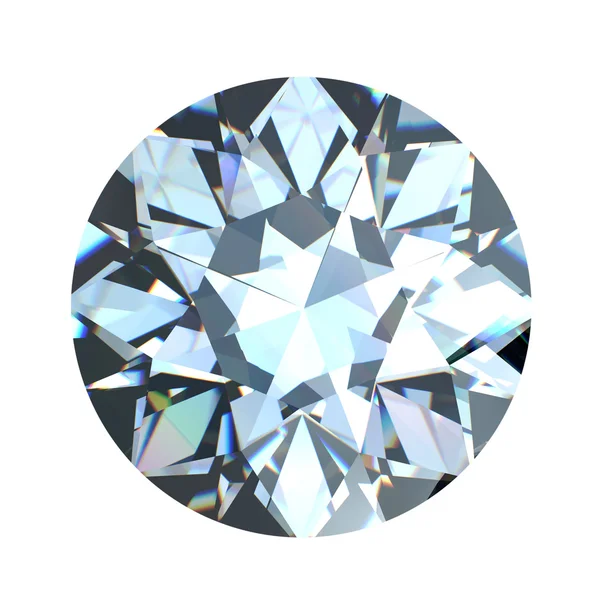 Круглая бриллиантовая перспектива — стоковое фото