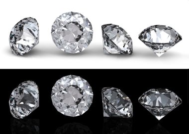 Collection of round diamond