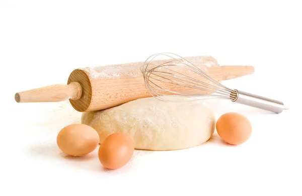 Ingredienser för att baka bröd — Stockfoto