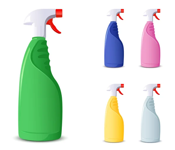 Limpeza frasco spray — Vetor de Stock