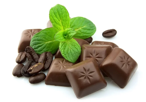 Segmenty čokolády — Stock fotografie