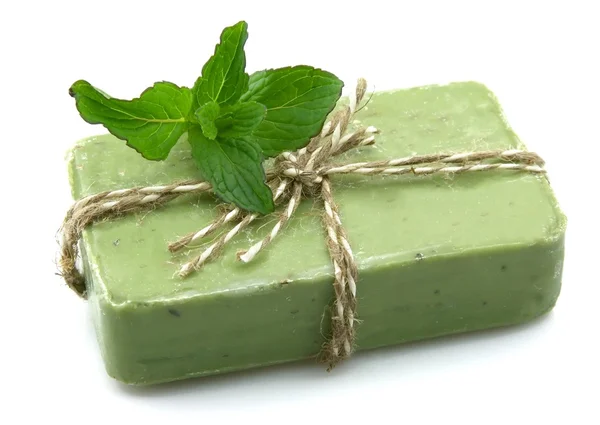 Soap with mint — Stock Photo, Image
