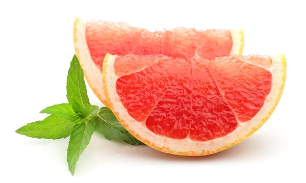 Grapefruit with mint — Stock Photo, Image