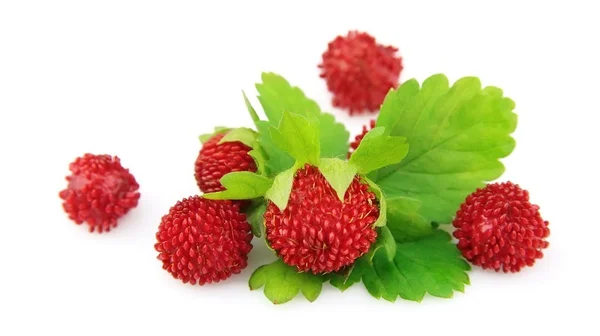 Trä jordgubbar — Stockfoto