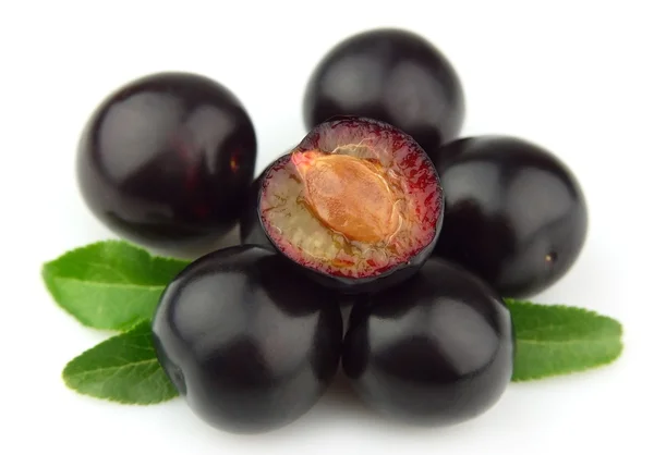 Sweet cherry plums — Stock Photo, Image