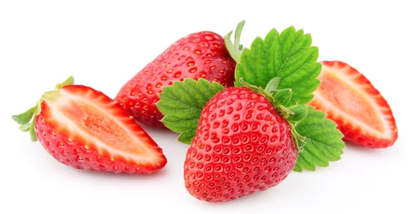 Strawberry with life — Stock Photo, Image