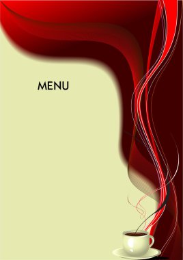 Restaurant (cafe) menu. Vector illustration clipart