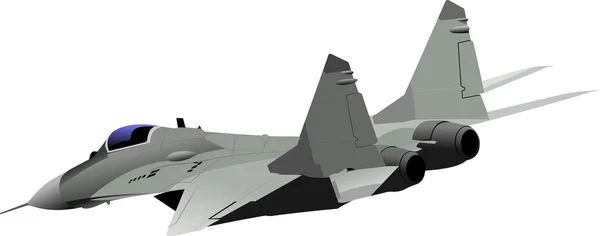 Vector gevechtsvliegtuigen — Stockvector
