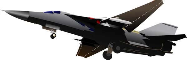 ベクトル機の軍用機 — ストックベクタ