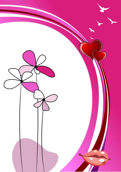 Fond Saint-Valentin — Image vectorielle