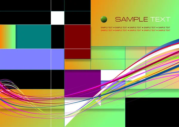 Farbige geometrische abstrakte Hintergrund. eps10 Abbildung — Stockfoto