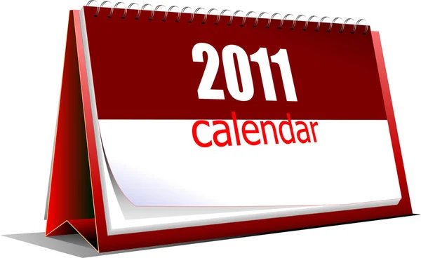 Illustration of desk calendar. Title — Stockfoto