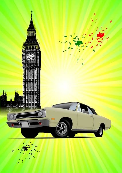 Λονδίνο αφίσα — Φωτογραφία Αρχείου