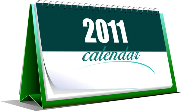 Abbildung des Schreibtischkalenders. — Stockfoto