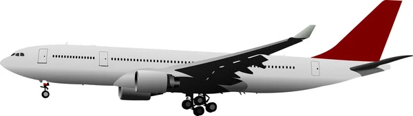 Passagierflugzeuge. Farbige Illustration für Designer — Stockfoto