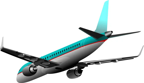Пассажирские самолеты. Цветная иллюстрация для дизайнеров — стоковое фото