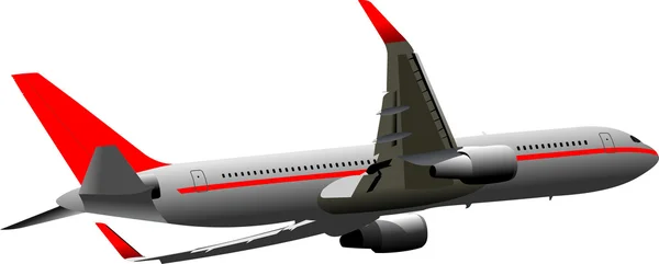 Passagierflugzeuge. Farbige Illustration für Designer — Stockfoto