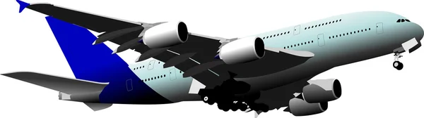 Пассажирские самолеты. Цветная иллюстрация для дизайнеров — стоковое фото