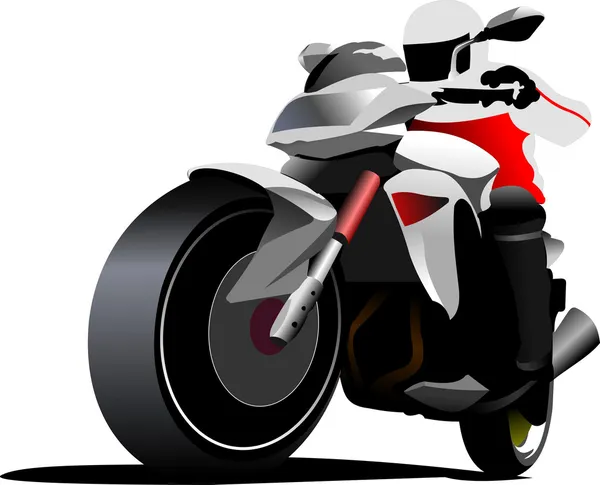 Motociclista. Ilustración vectorial — Vector de stock