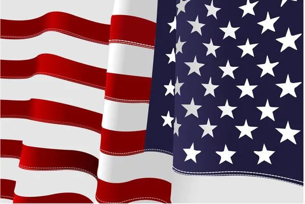 4 juillet - Fête de l'indépendance des États-Unis d'Amérique. Ameri — Image vectorielle