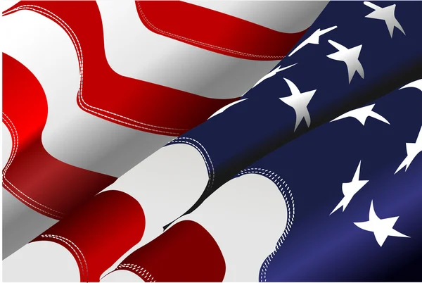 4 de julho - Dia da independência dos Estados Unidos da América. Ameri... — Vetor de Stock