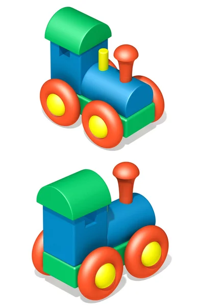 Spielzeugdampflokomotive — Stockfoto