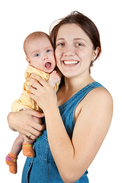 Mutter mit ihrem Baby — Stockfoto