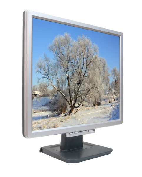 LCD монитор — стоковое фото