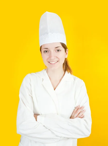 Cocinera femenina — Foto de Stock