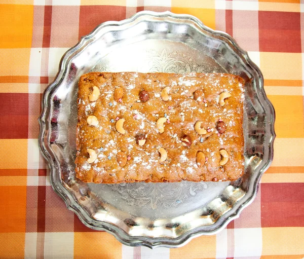 Домашній свіжий медовий торт — стокове фото