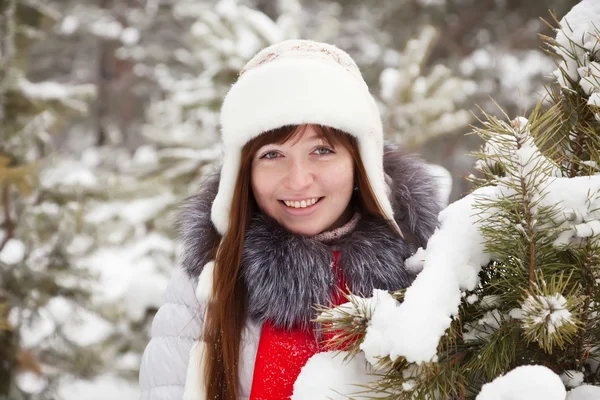 女性の冬の肖像 — ストック写真